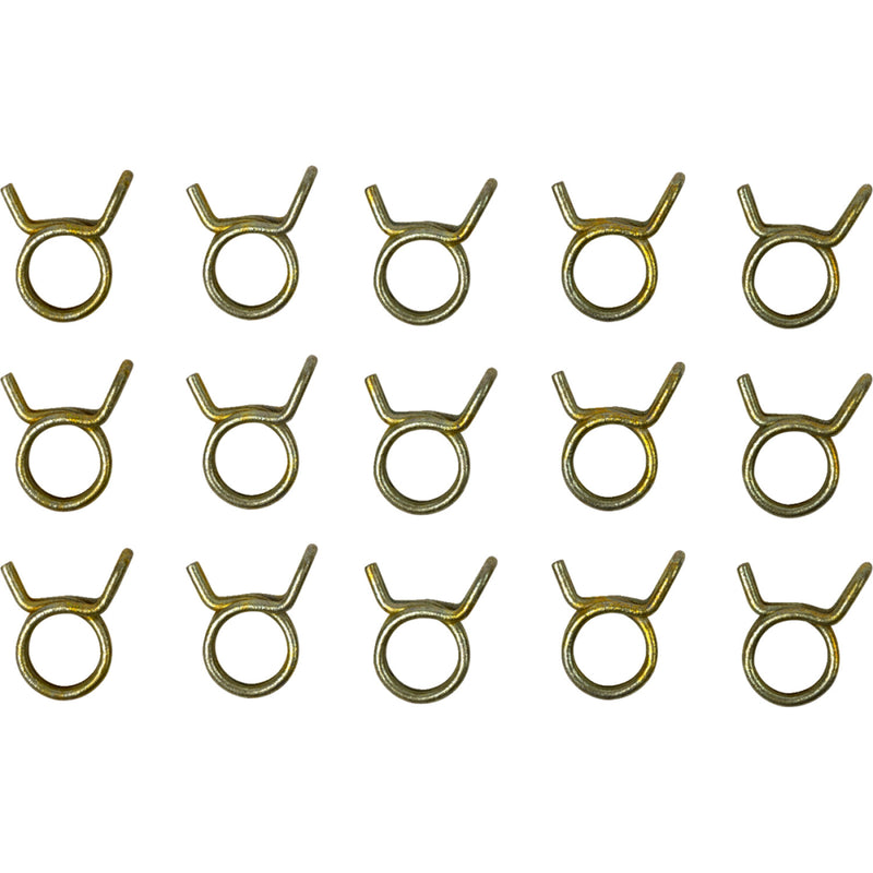 Helix Hose Clamps - Self-Tensioning - Double Wire - 3/8" - 15 Pack 111-1380 | Hardware Kits   Assortments