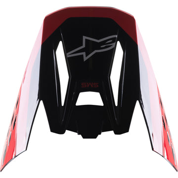 ALPINESTARS SM5 Visor - Beam - Black/Gray/Red 8983622-1333