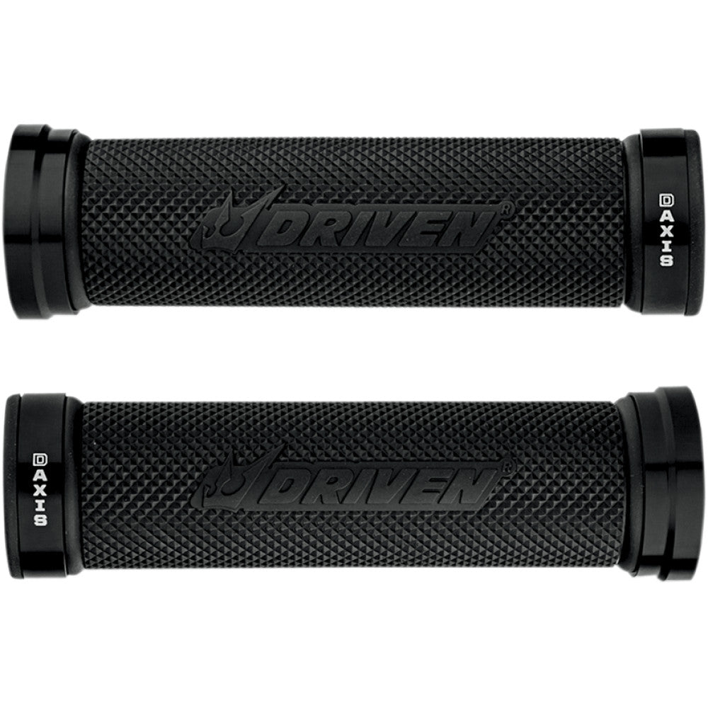 DRIVEN RACING D-Axis Grips - Black/Black DXG-BK