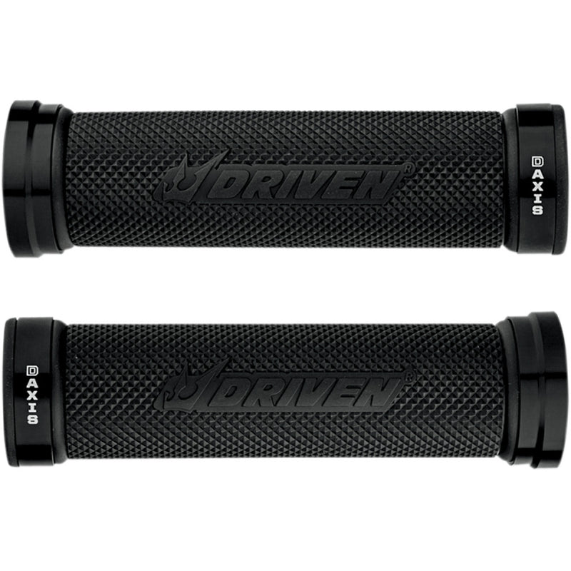 DRIVEN RACING D-Axis Grips - Black/Black DXG-BK