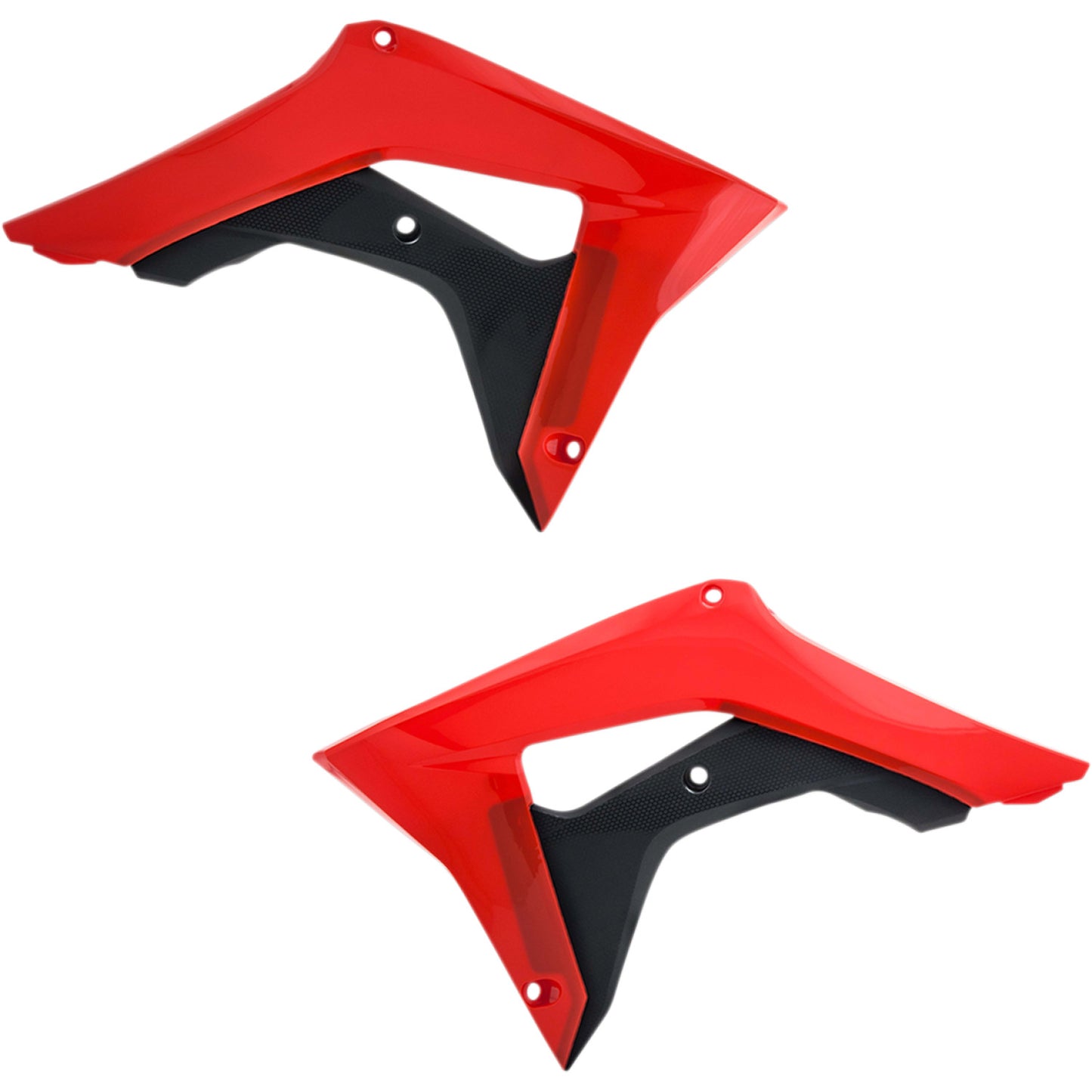 ACERBIS Radiator Shrouds - Red/Black 2630661018