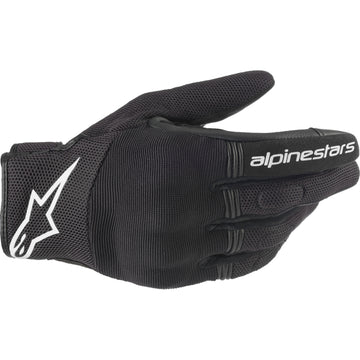 ALPINESTARS Copper Gloves - Black/White - small 3568420-12-S