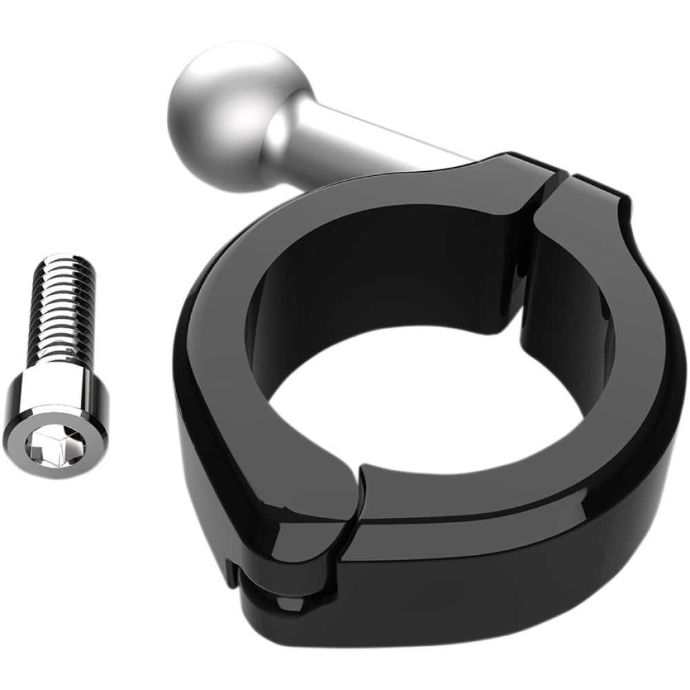 CIRO Aluminum Clamp Kit - Ball Mount - 1-1/4" Handlebars - Black 50131