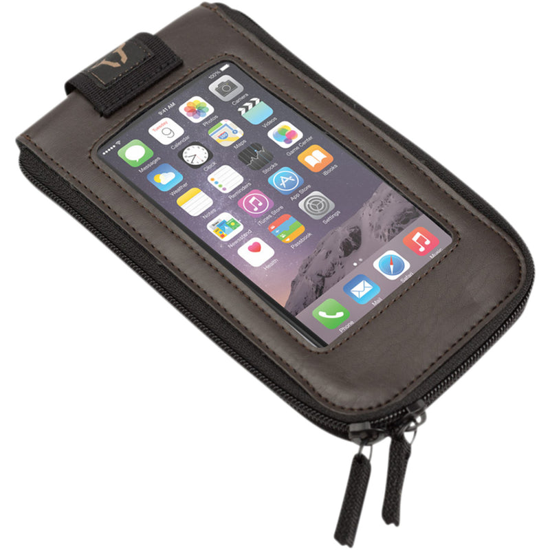SW-Motech Legend Gear Smartphone Bag - LA3 - Black/Brown BC.TRS.00.405.10000 | Tank Bags & Parts