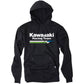 FACTORY EFFEX Kawasaki Racing Pullover Hoodie - Black - Large 18-88124