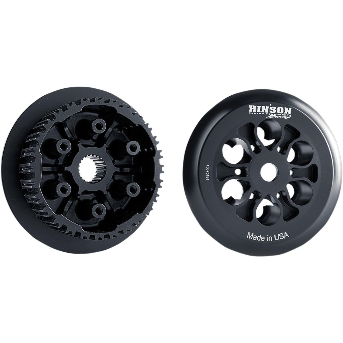 HINSON RACING Inner Hub with Pressure Plate - Suzuki H438 by Hinson Racing Clutch Com PO Nent Parts