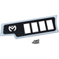 MOOSE OFFROAD Dash Plate - Left - White 100-4341-PU