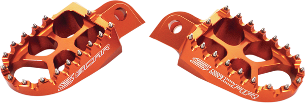 Scar Racing Evolution Foot Pegs - Orange