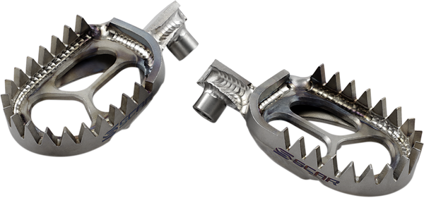 Scar Racing Titanium Foot Pegs - Suzuki RMZ/RMX