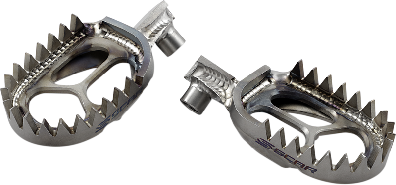 Scar Racing Titanium Foot Pegs - Suzuki RMZ/RMX