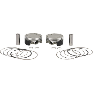 WOSSNER Piston Kit - 4.500" Stroke - 120 CID - M8 CVO K4083D478-2
