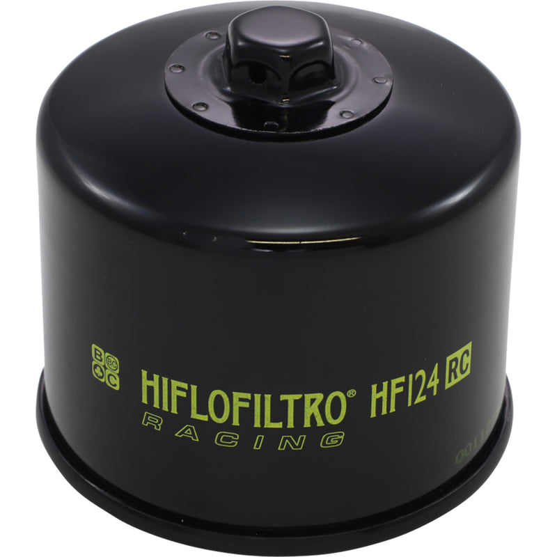 Hiflofiltro Racing Oil Filter - Black HF124RC | Oil Filters | Hiflofiltro