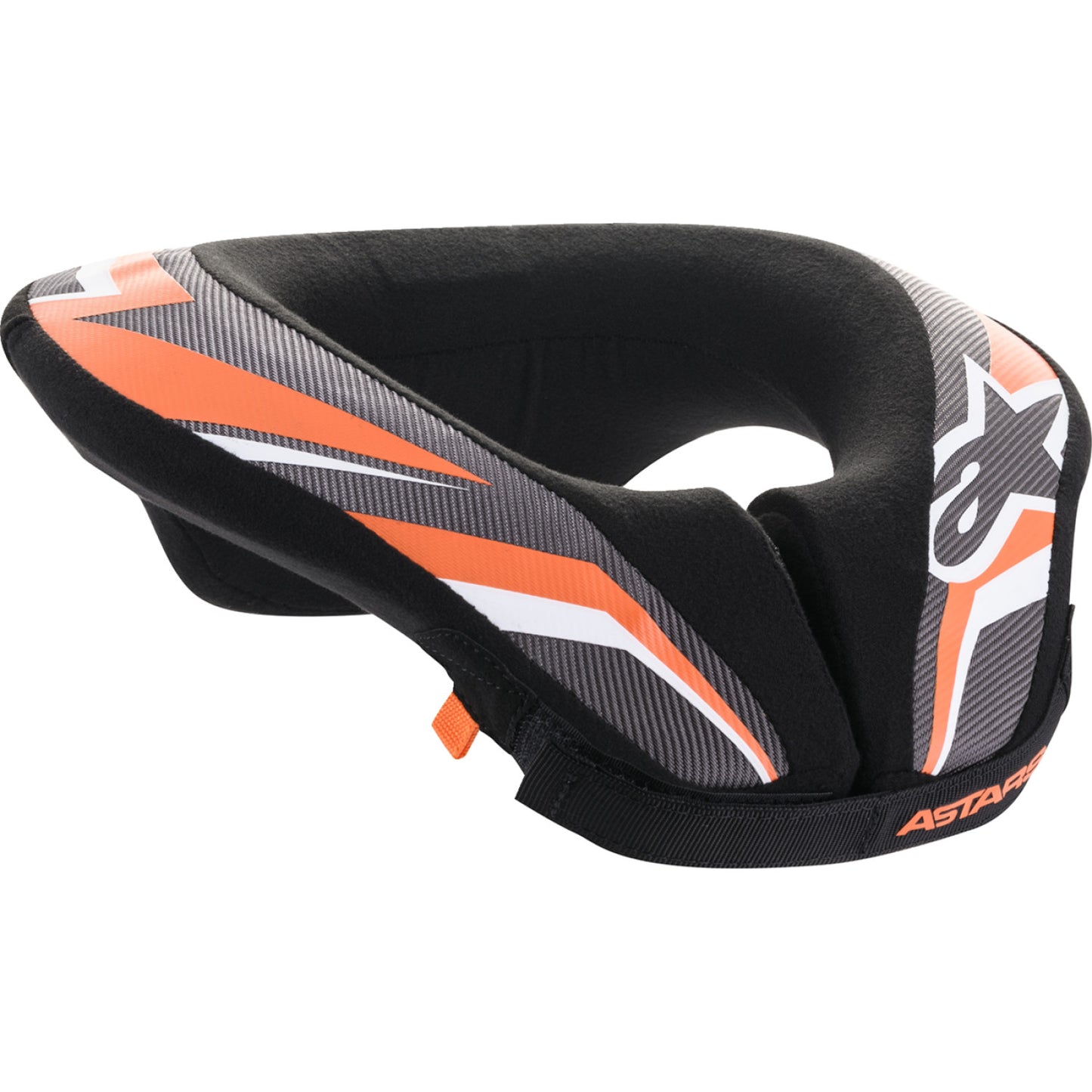 ALPINESTARS Youth Sequence Neck Roll - Black/Anthracite/Orange - S/M 6741018-148-SM