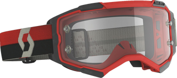 Scott Fury Goggle - Red/Black - Clear Works Lens 274514-1018113