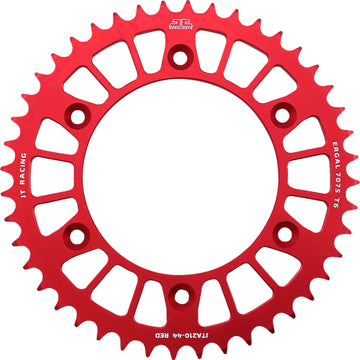 JT SPROCKETS Rear Sprocket - Beta/Honda - Red - 44 Tooth JTA210.44RED by JT Rear Sprockets   Aluminum/Alloy