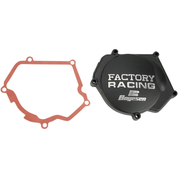 Boyesen Ignition Cover - Black - Yamaha YZ250 SC32AB