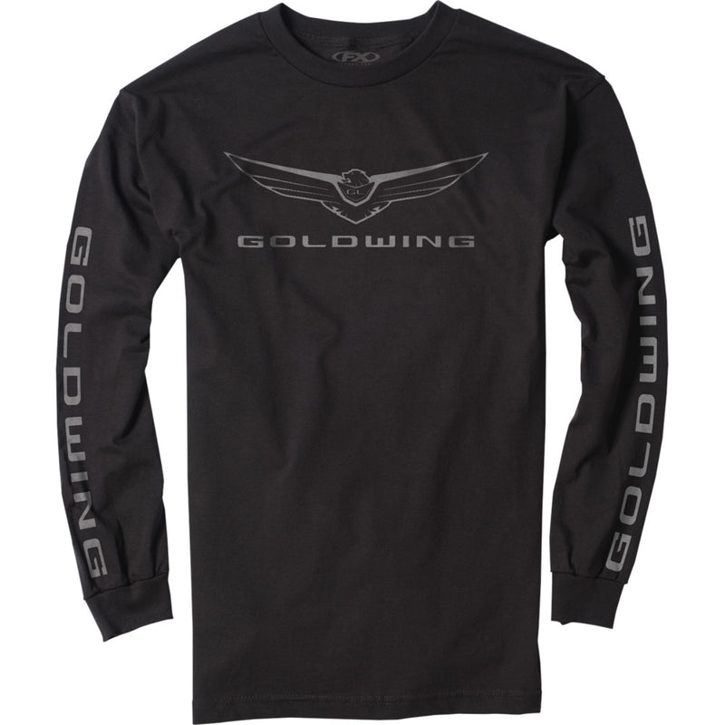 FACTORY EFFEX Goldwing Icon Long-Sleeve T-Shirt - Black - XL 25-87836