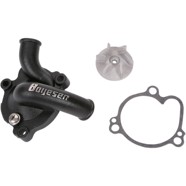 Boyesen Impeller/Waterpump Cover - Black - Kawasaki WPK-12B