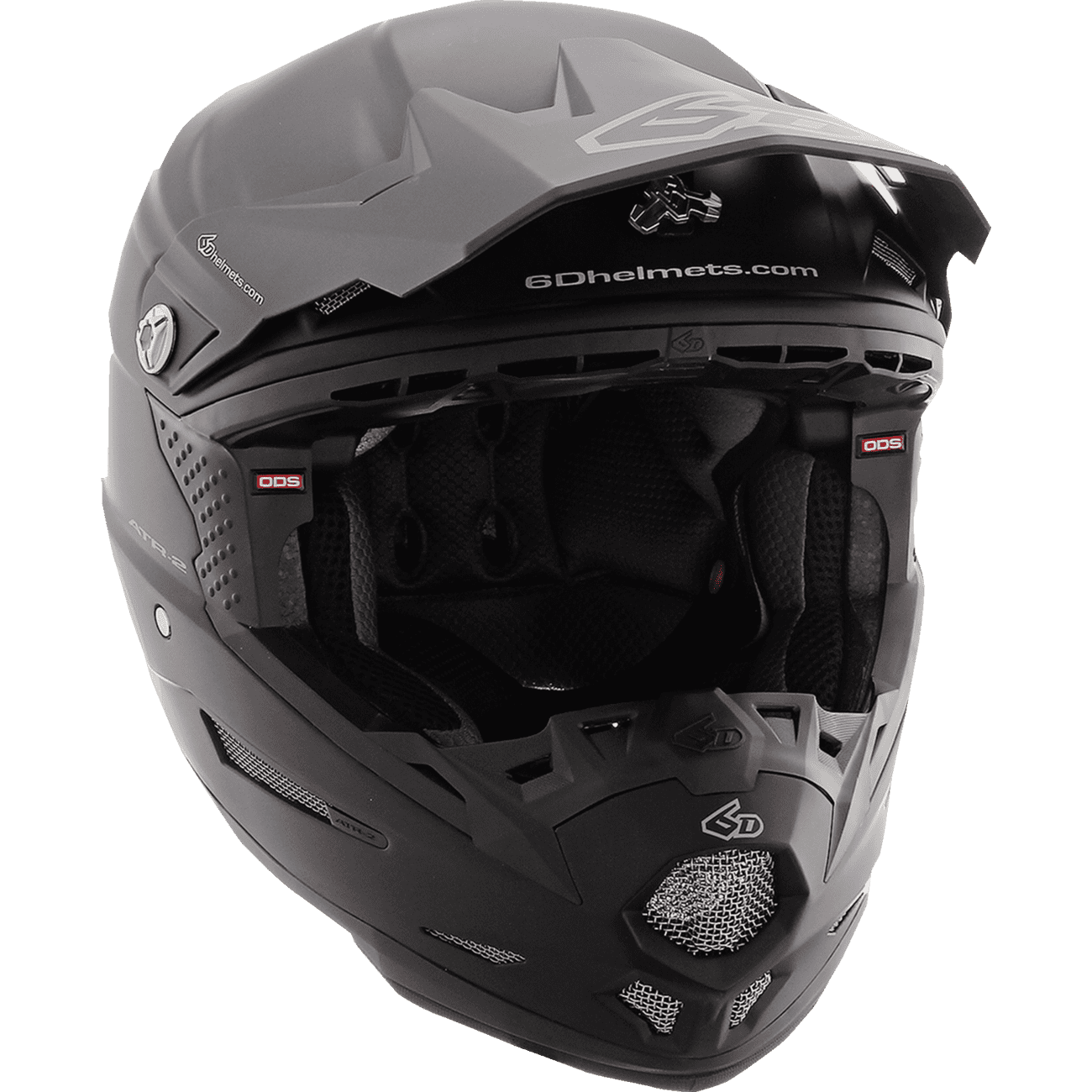 6D ATR-2 Helmet Solid Matte Black - Large