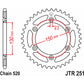 JT SPROCKETS Rear Sprocket - 47 Tooth - Yamaha JTR251.47 by JT Rear Sprockets   Steel Type