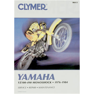 CLYMER Manual - Yamaha - YZ100-490 Monoshock CM413