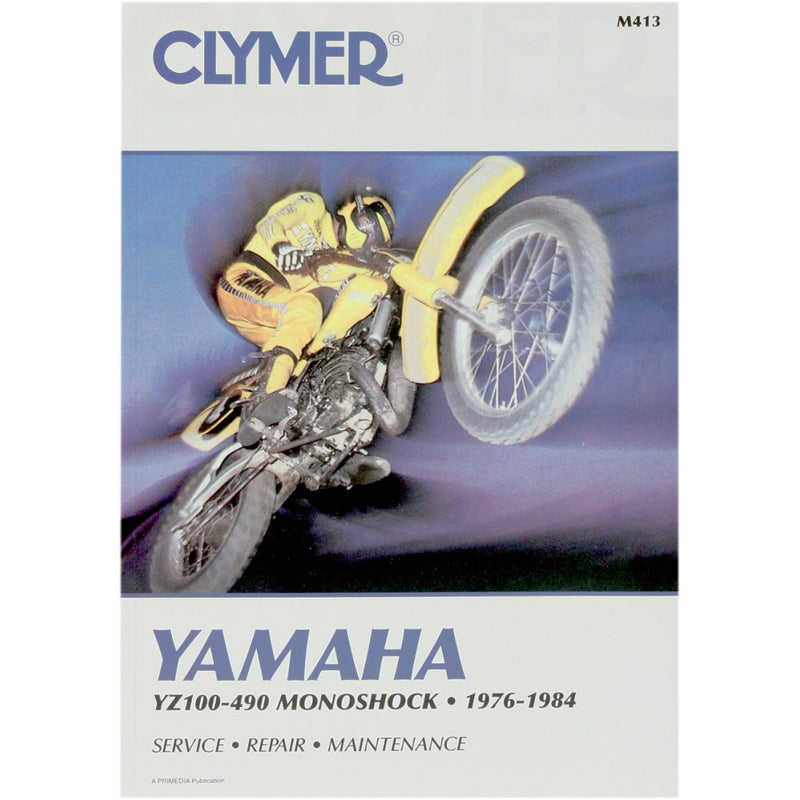 CLYMER Manual - Yamaha - YZ100-490 Monoshock CM413