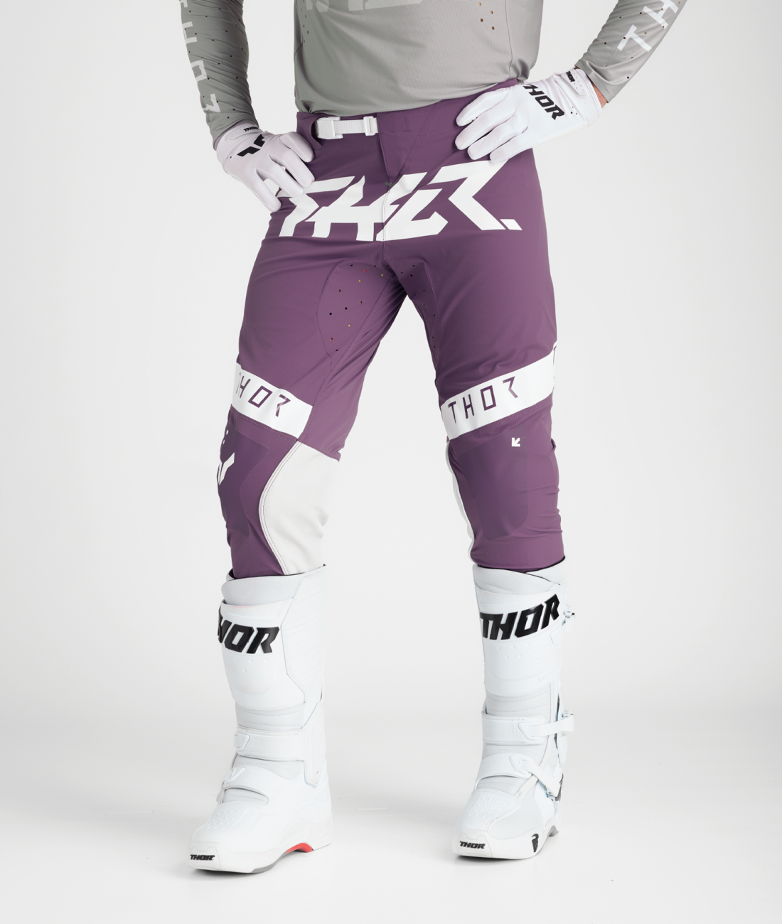 Thor Sportmode Flite Pant Gray / Purple 28