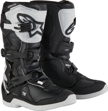 ALPINESTARS Youth Tech3S Boots - Black/White - US 5 / EU 38 2014024-21-5