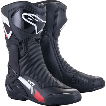 ALPINESTARS SMX-6 v2 Boots - Black/White/Gray - US 12 / EU 47 2223017-153-47