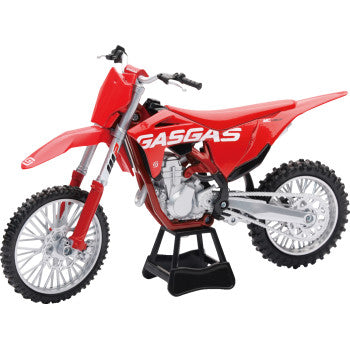 Red GasGas dirt bike model on a white background