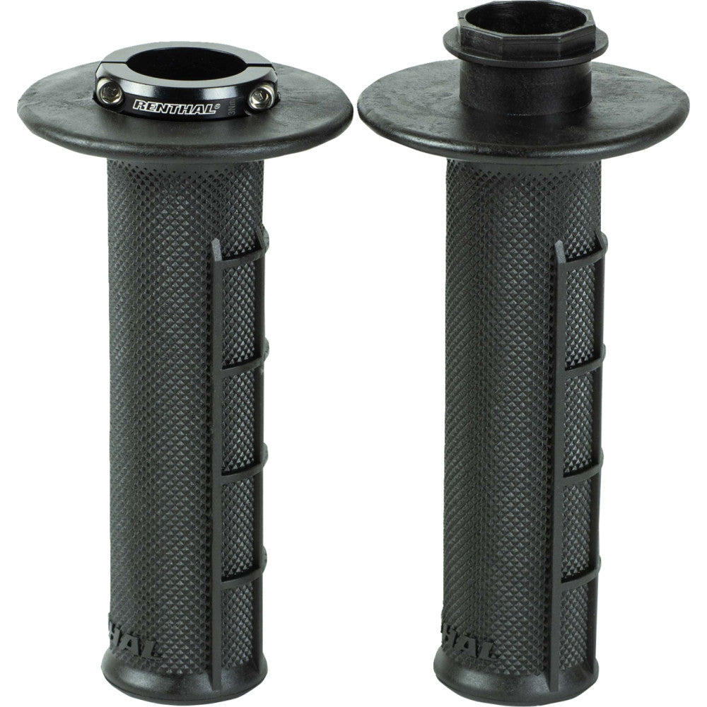 RENTHAL MX R-Works Lock-On Grips - Ultra Tacky - Half Waffle G236