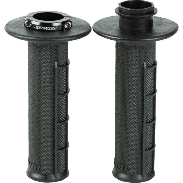 RENTHAL MX R-Works Lock-On Grips - Ultra Tacky - Half Waffle G236