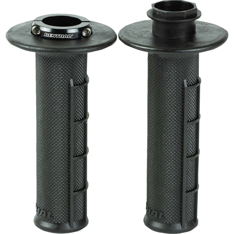 RENTHAL MX R-Works Lock-On Grips - Ultra Tacky - Half Waffle G236
