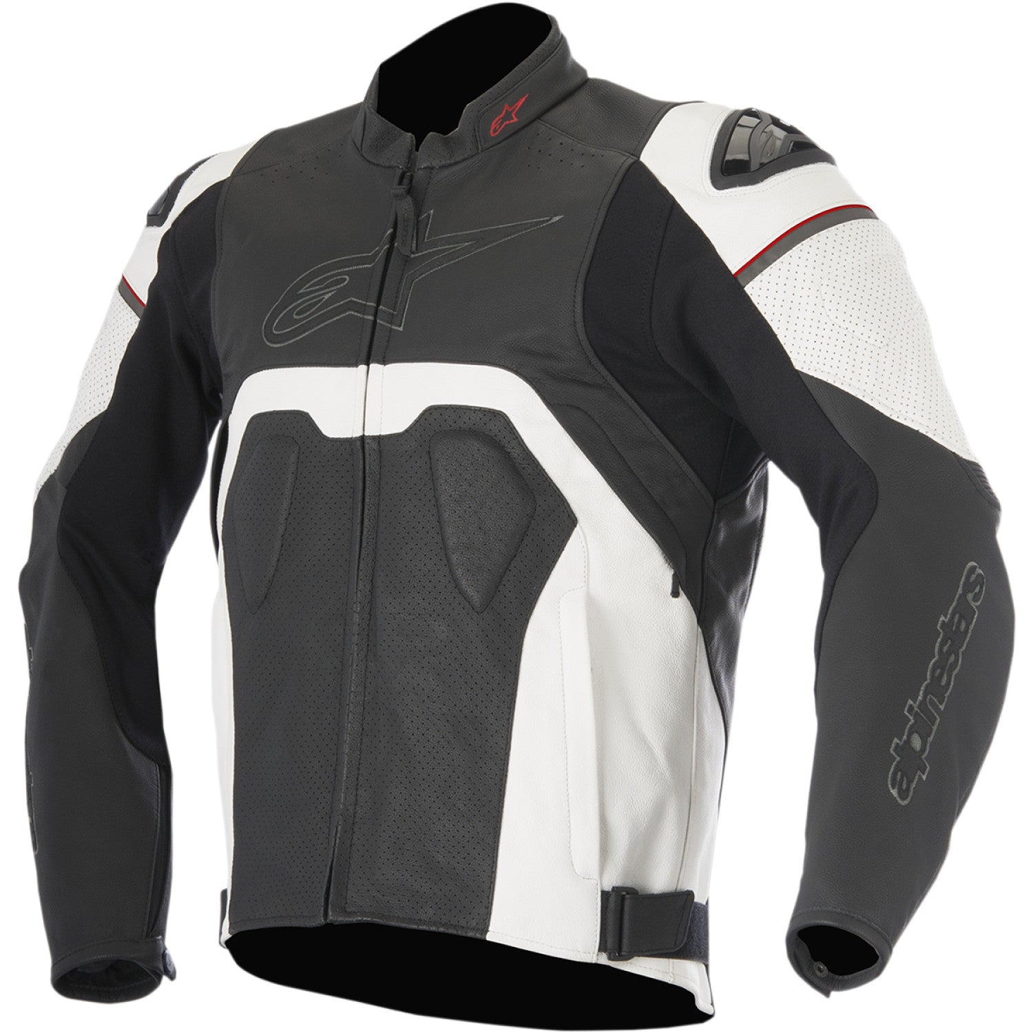 ALPINESTARS Core Airflow Leather Jacket - Black/White - US 46 / EU 56 3101416-12-56