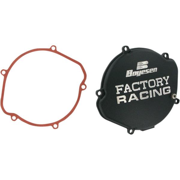 Boyesen Clutch Cover - Black - Honda CC01B