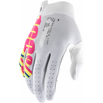 100% ITrack Gloves System White XL by 100%