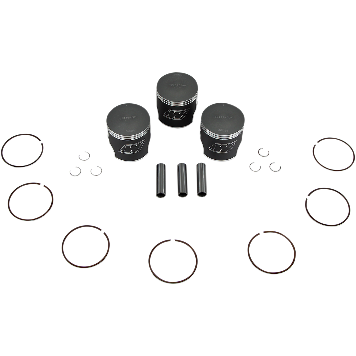 WISECO Piston Kit - 72.00 mm - Kawasaki H2 Mach IV K107