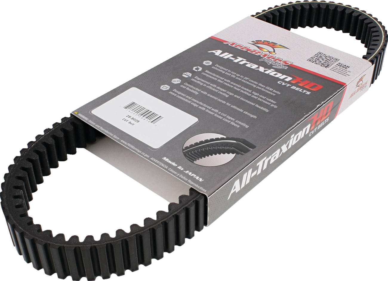 ALL BALLS All-Traxion HD CVT Belt - Ranger 570/1000 25-9025