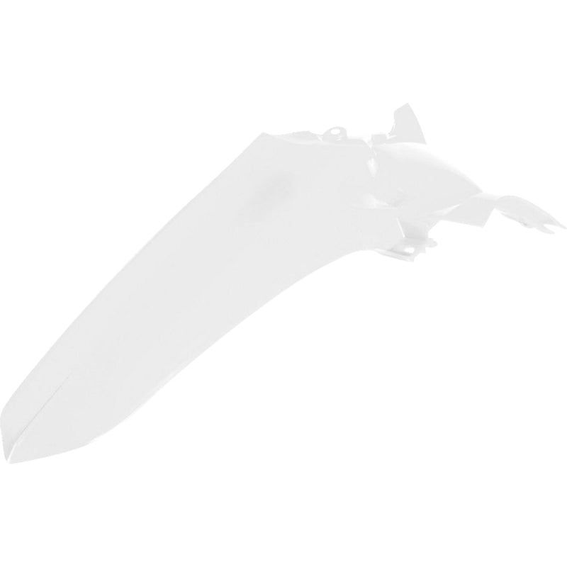 POLISPORT Fender - Rear - White - YZ 125/250 8596500002 by Polisport