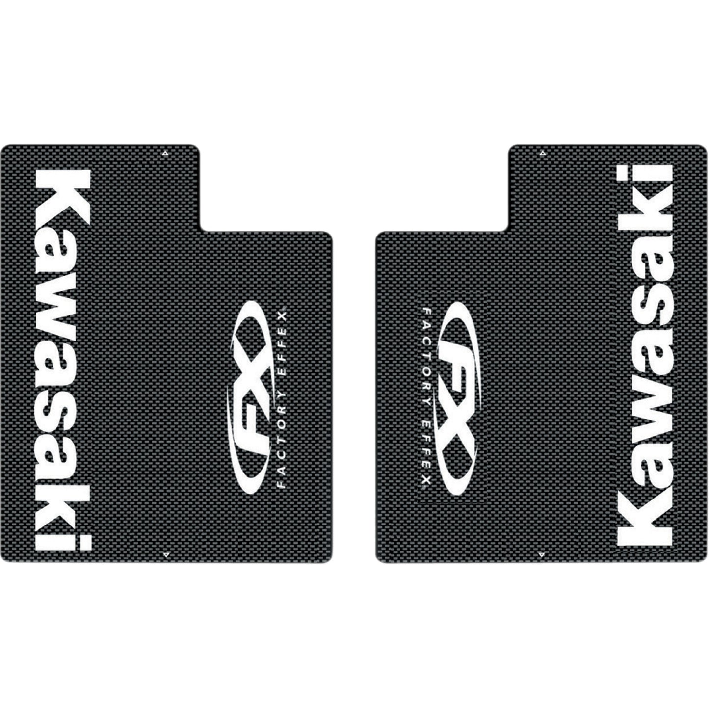 FACTORY EFFEX Carbon Fiber Fork Shield - Kawasaki 06-38124