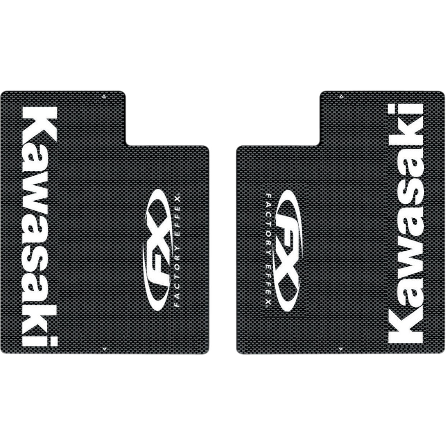 FACTORY EFFEX Carbon Fiber Fork Shield - Kawasaki 06-38124