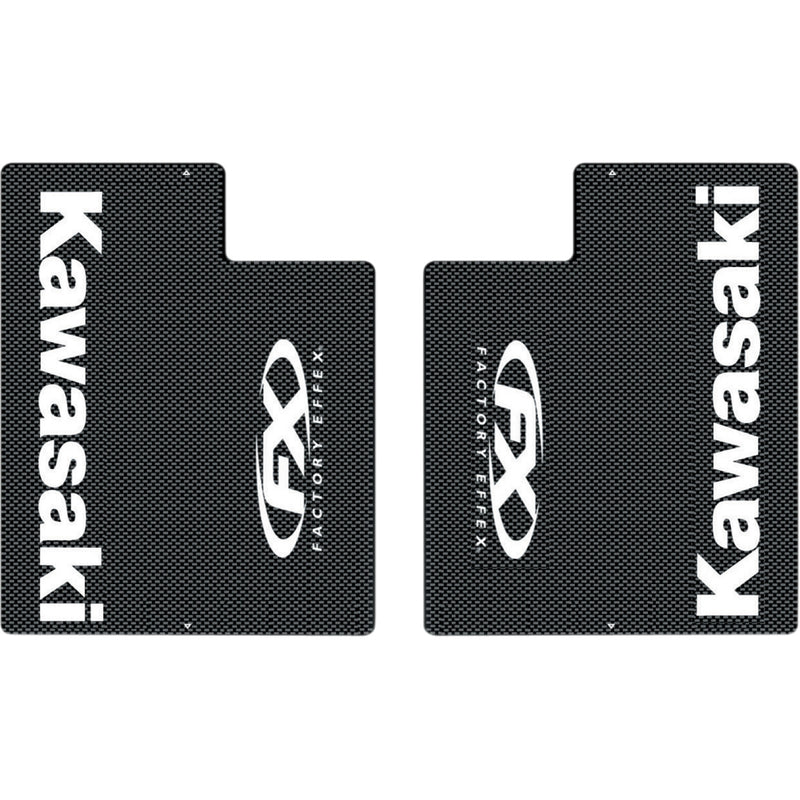 FACTORY EFFEX Carbon Fiber Fork Shield - Kawasaki 06-38124