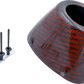 FMF End Cap Replacement Kit - Carbon - RCT External - Red 040695