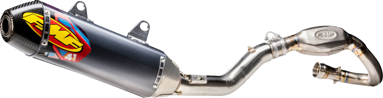 FMF Factory 4.1 RCT Exhaust System - Aluminum/Stainless Steel - Carbon Cap - Megabomb - Honda CRF250R/RX 041620