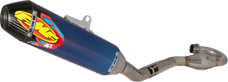 FMF Factory 4.1 RCT Exhaust System - Anodized - Carbon End Cap - Megabomb - Honda CRF250R/RX 041621