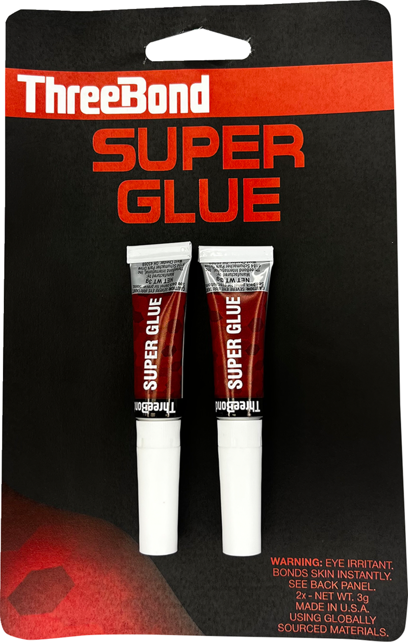 THREEBOND Super Glue - 2 g Tube - 2 Pack 174BTBL181