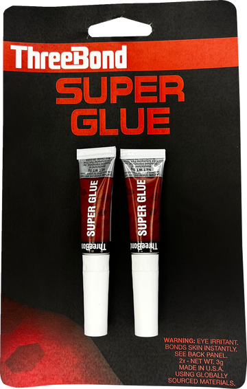 THREEBOND Super Glue - 2 g Tube - 2 Pack 174BTBL181