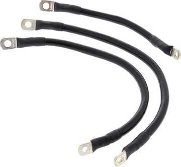 ALL BALLS Battery Cable Kit - Black 79-3009-1