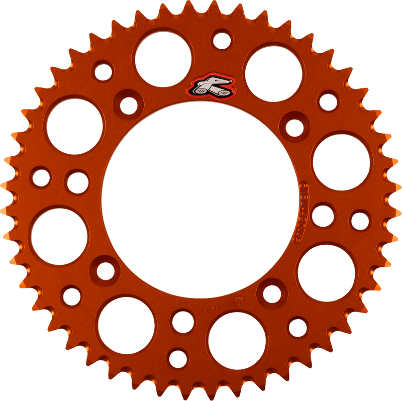 RENTHAL Rear Sprocket - Aluminum - 48 Tooth - Orange - KTM 518U-420-48GPOR