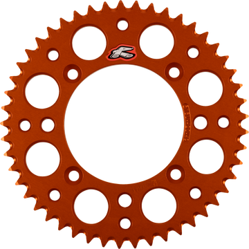 RENTHAL Rear Sprocket - Aluminum - 49 Tooth - Orange - KTM 518U-420-49GPOR